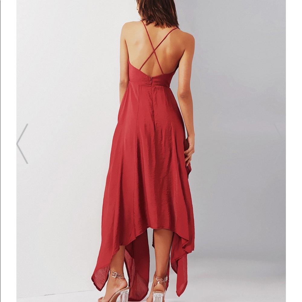 ‘Vivianna’ Asymmetrical Maxi Dress - Picture 3 of 6